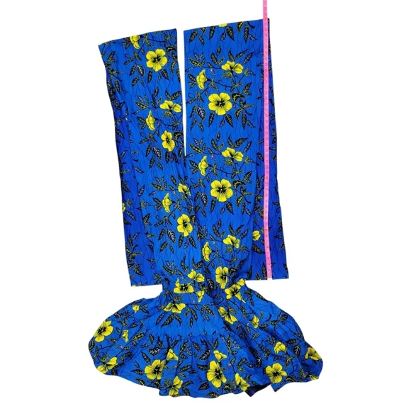 Blue/Yellow Infinity Mini Dress - Picture 8 of 15
